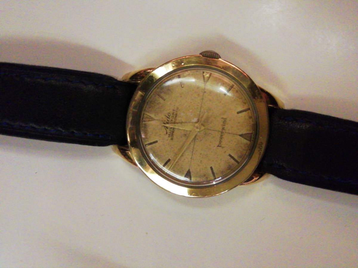 スイスミドー社製品1940年代の自動巻き腕時計_画像6