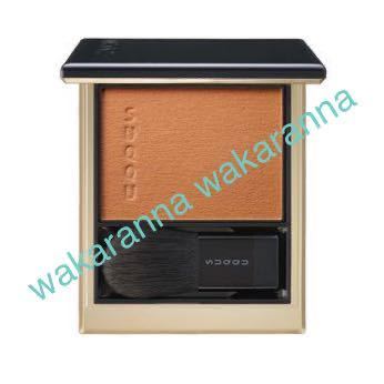  new goods SUQQUsk2023 melting powder brush 05. empty YAWASORA unopened beige unused cheeks color gloss pearl orange tea color orange 