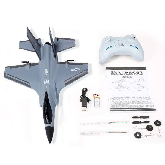  sale battery 3ps.@4CH radio-controlled aircraft F35 bending . flight LED light attaching 6 axis Gyro RC airplane fixation wing glider beginner oriented FX935 100g restriction out 