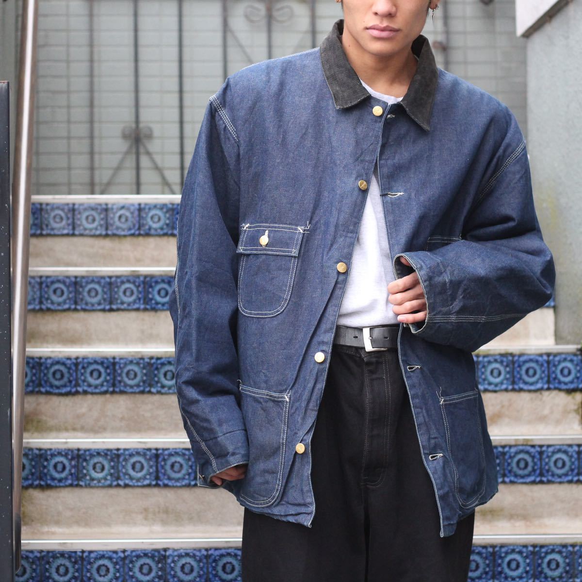 国内配送】 DENIM Carhartt VINTAGE USA OVER JACKET/アメリカ古着