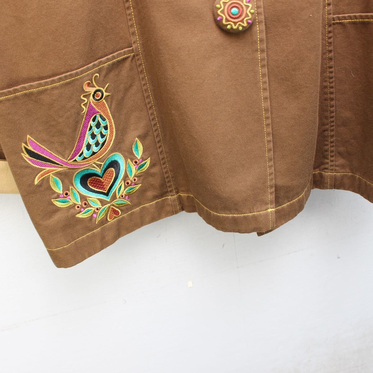 *SPECIAL ITEM* USA VINTAGE BOB MACKIE EMBROIDERY DESIGN  JACKET/アメリカ古着ボブマッキー刺繍デザインジャケット