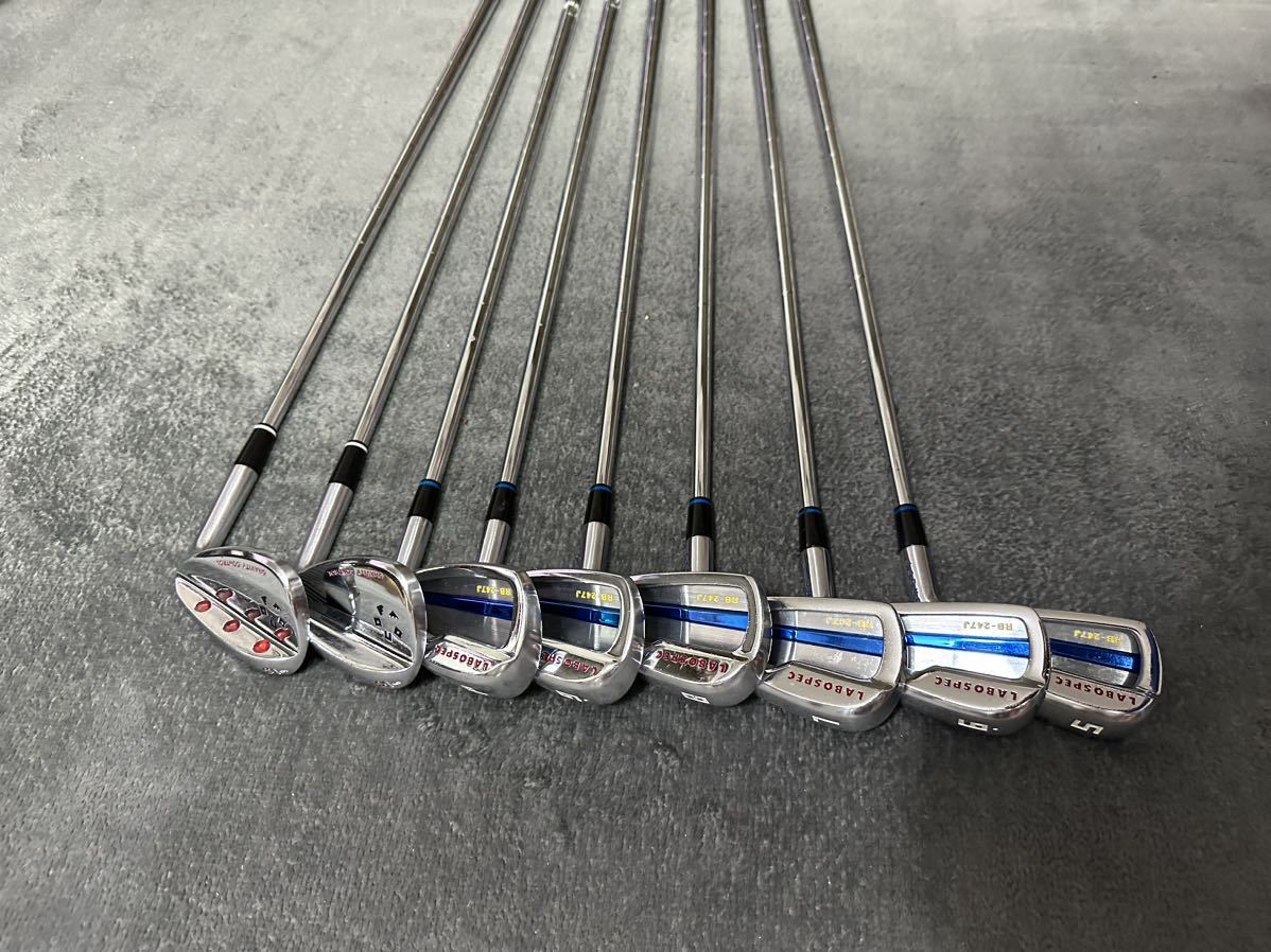 トです ONOFF LABOSPEC RB-247J アイアンセット 5-9・P ・52°・58° 8本