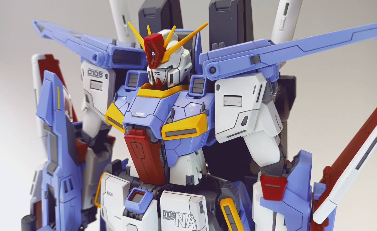 MG ZZガンダム Ver.ka 改修全塗装完成品 Mg Zzガンダム 旧 レビュー MG ZZガンダム ver.ka 改修塗装完成