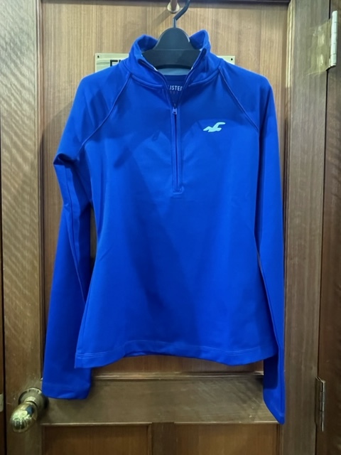 HOLLISTER SPORT USA直輸入 S 青色 ハーフジップ 海外直輸入 ポロシャツ 輸入品 ホリスター 新品未使用品 レディース 送料無料 hollister_画像10