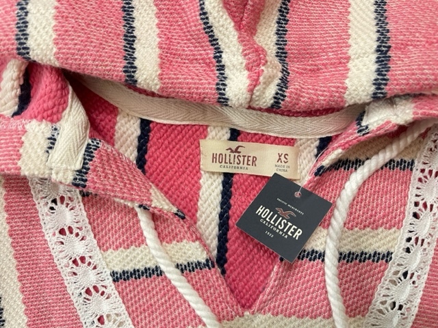 XS HOLLISTER パーカー USA直輸入 XS 海外直輸入 希少 輸入品 ホリスター 新品未使用品 パーカー レディース トップス 送料無料 hollister_画像2