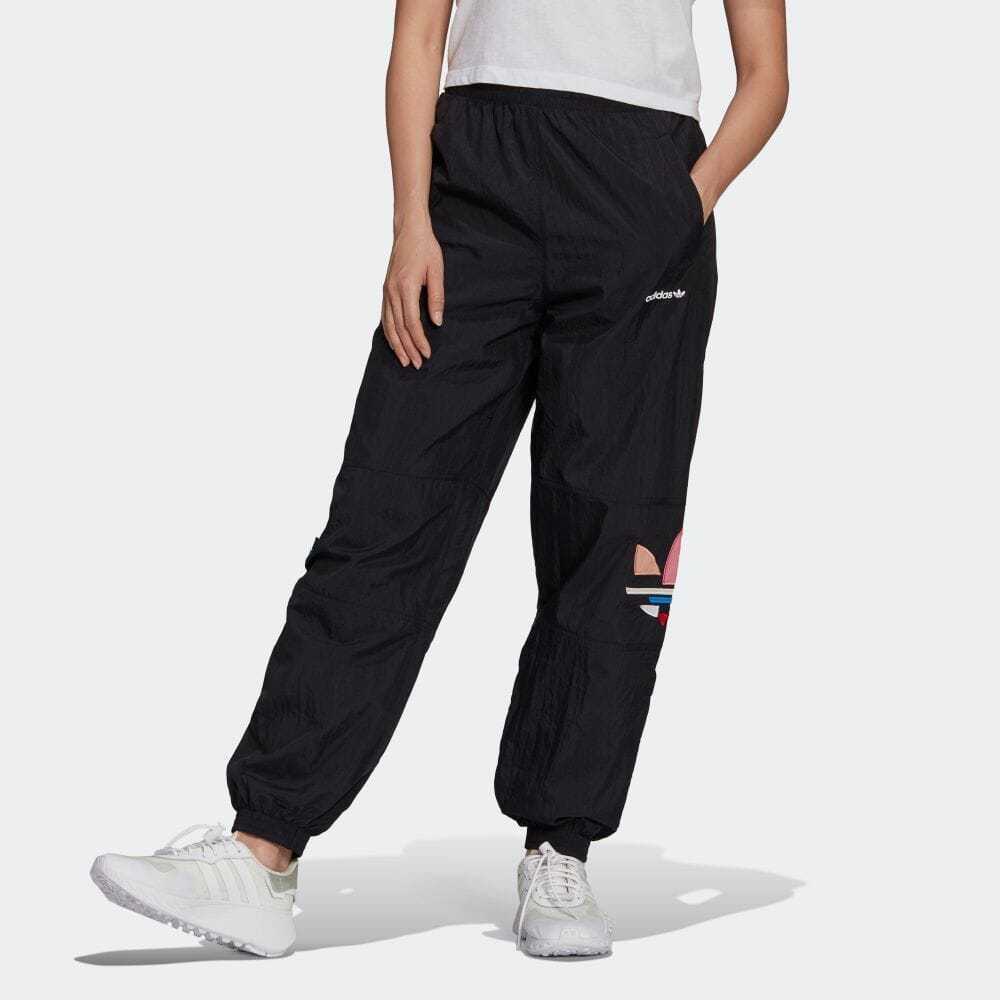 アディダスオリジナルス アディカラー シャッタード トレフォイル トラックパンツ H22863 WOMEN ADICOLOR SHUTTERED TREFOIL TRACK PANTS S