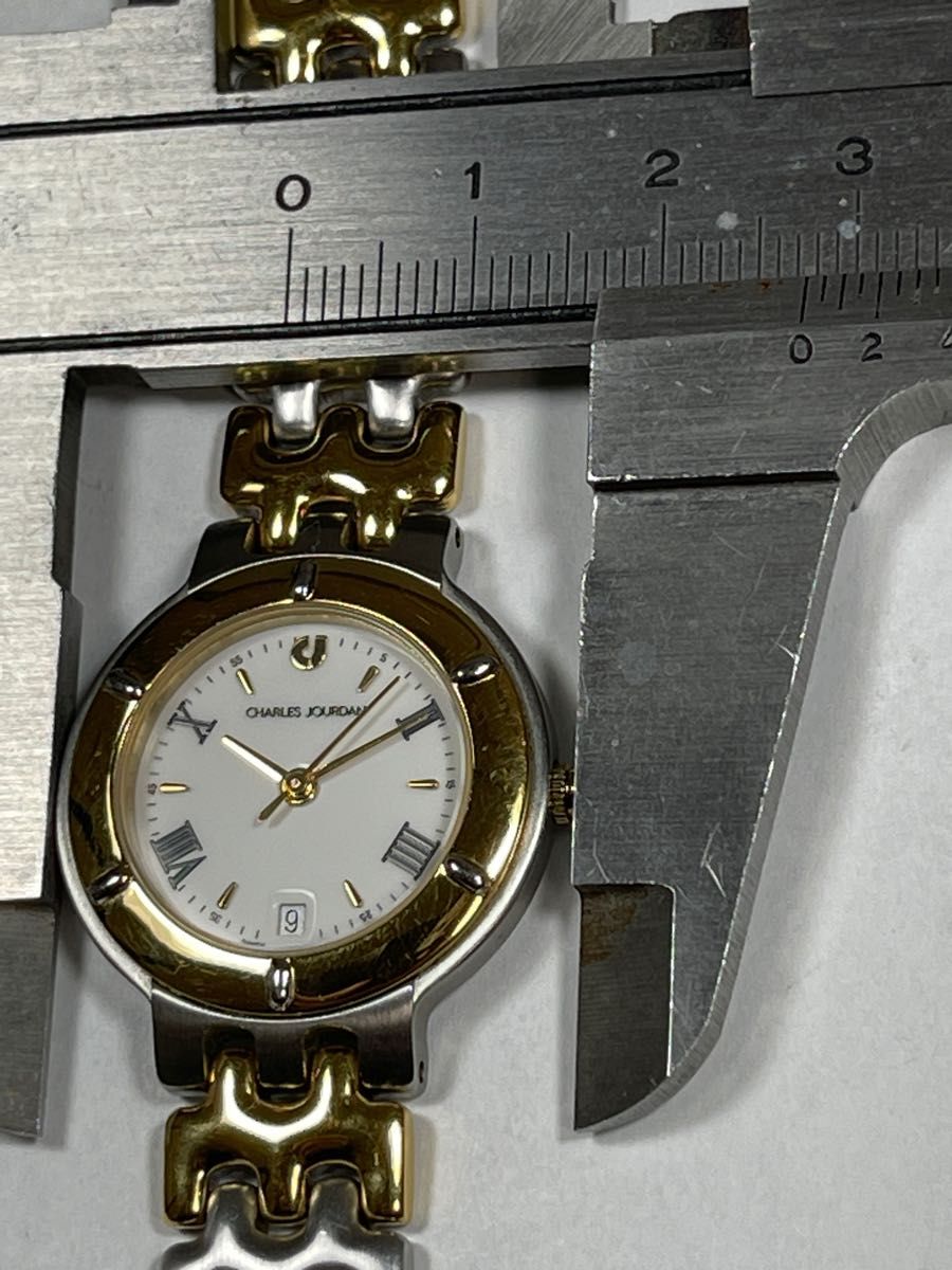 腕時計 クォーツ レディース サイズ2.8cm ベルト18cm 中古美品 動作品