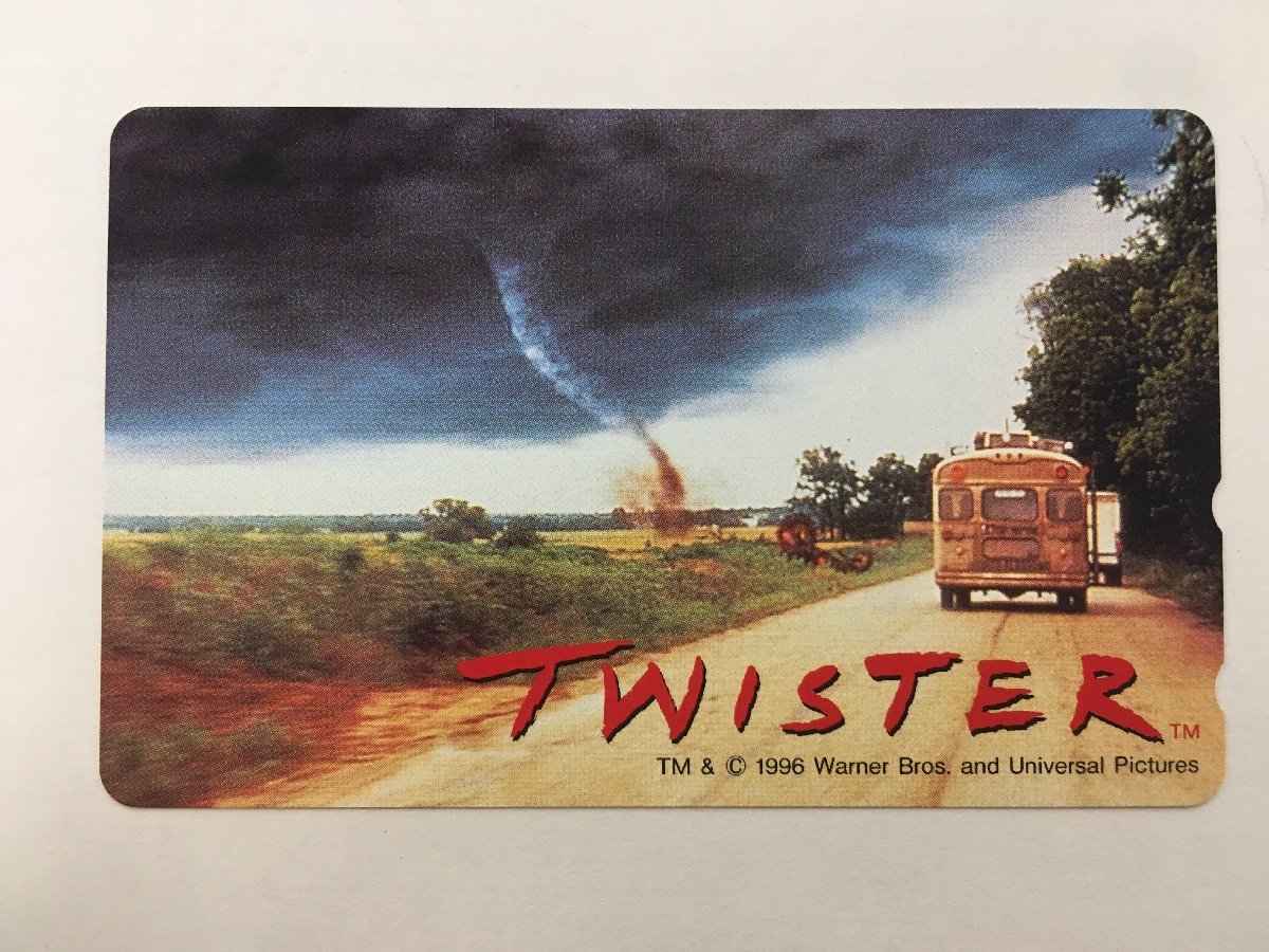 テレホンカード テレカ 50度数 TWISTER ツイスター 未使用_画像1