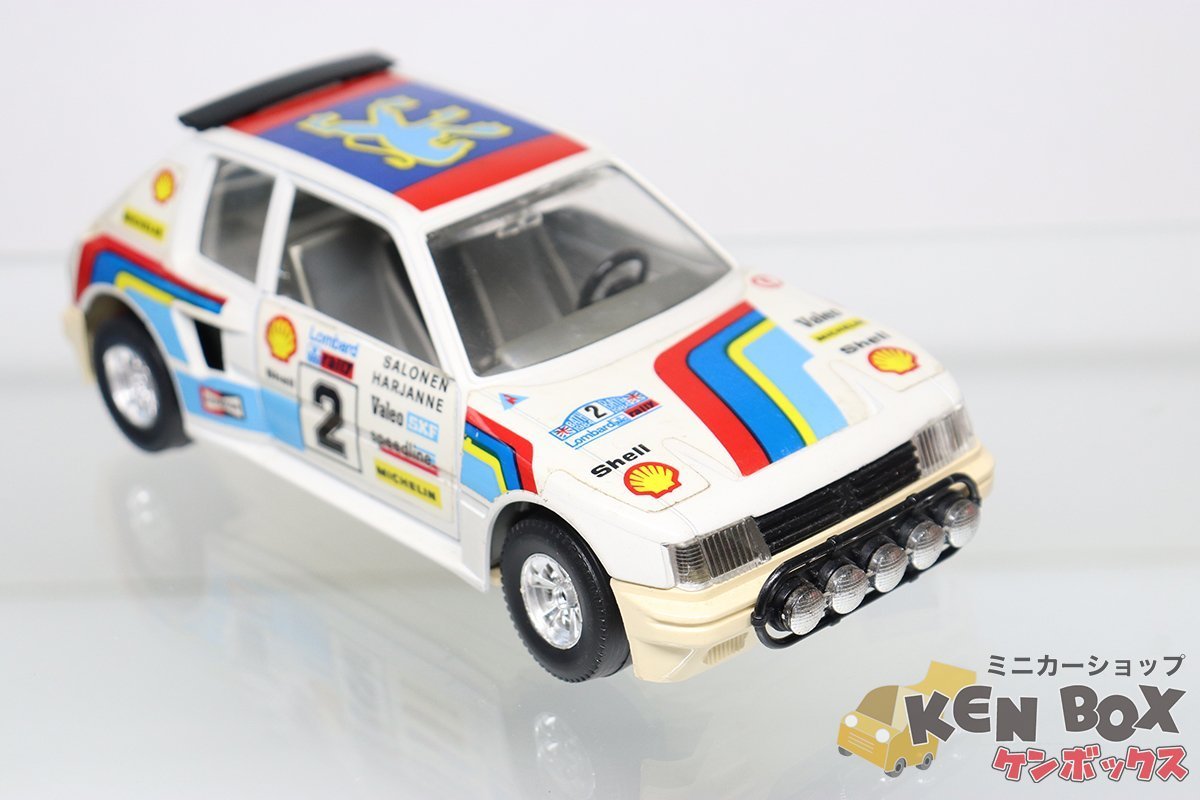 burago BBurago S=1/25 Peugeot Peugeot 205 TURBO turbo #2 box less . Italy made present condition delivery 