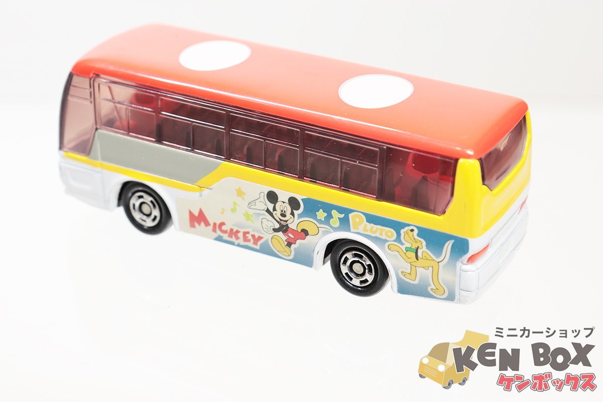 TOMICA トミカ MITUBISHI FUSO 三菱ふそう AERO QUEEN エアロクイーン ミッキー&プルート 箱無し 中国製 現状渡し_画像10