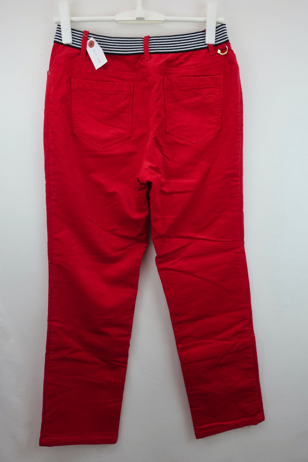 【美品】Munsingwear(マンシングウェア) パンツ 赤 レディース L ゴルフウェア 2210-0129 中古_画像4
