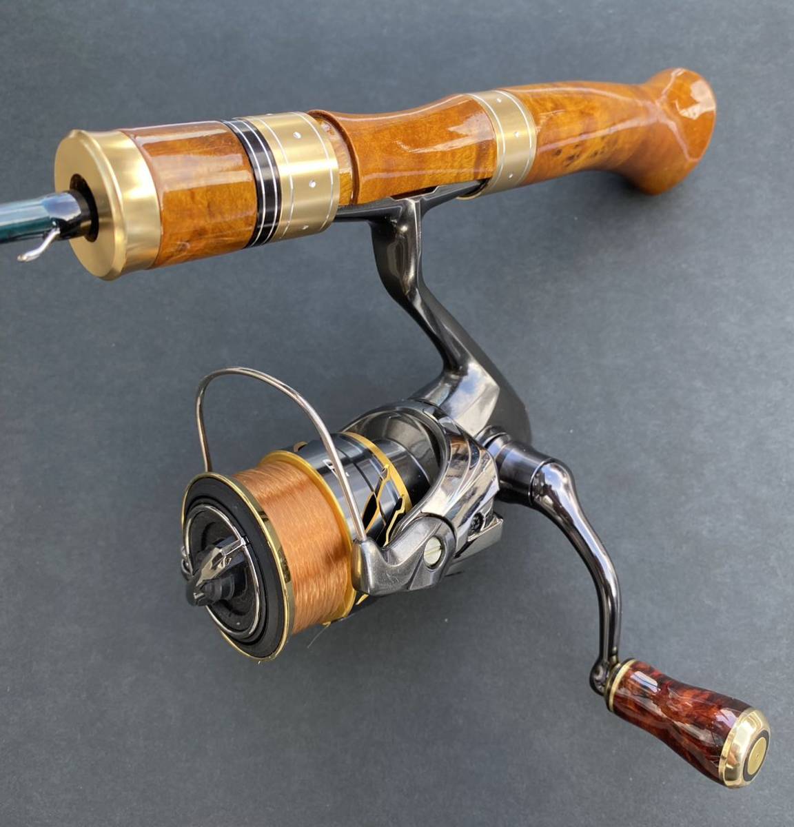 スピニング用 ウッドグリップ 樟 ロッド KS405UL /トラウト スピニング用 ウッドグリップ 樟 ロッド KS405UL /トラウト