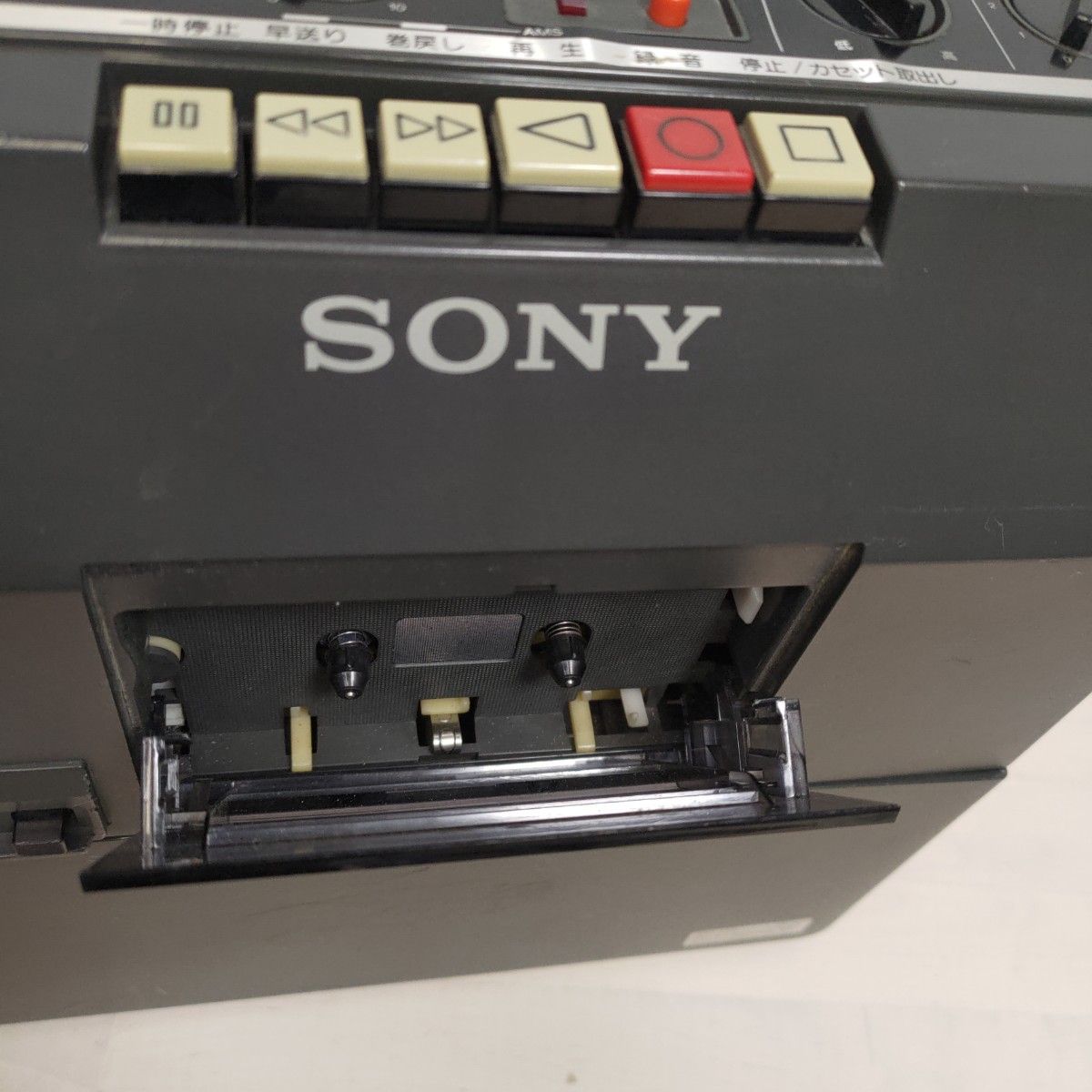 希少 動作品 TCM-1390ソニーのポータブルカセットレコーダー