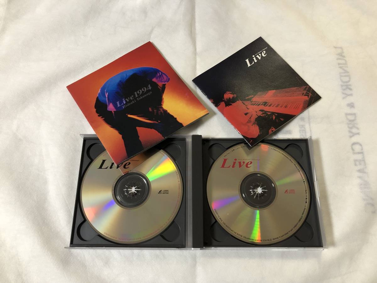 極美品 2CD 徳永英明 Live 1994_画像2