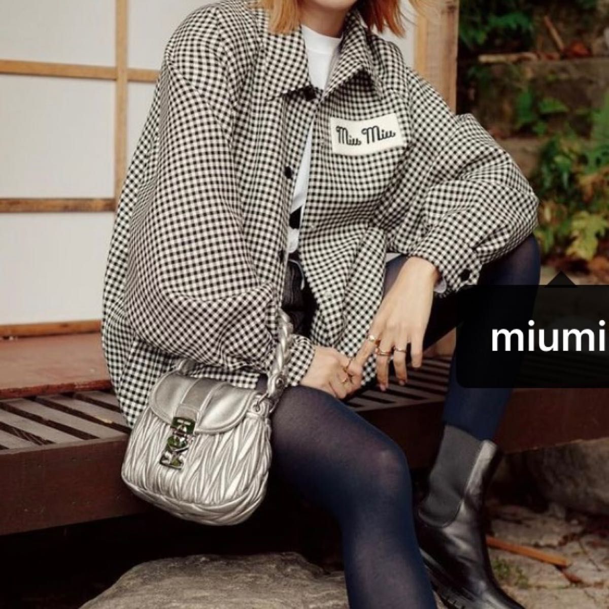 miumiu ギンガムチェック ブルゾン ジャンパー|Yahoo!フリマ miumiu ギンガムチェック ブルゾン ジャンパー|Yahoo!フリマ