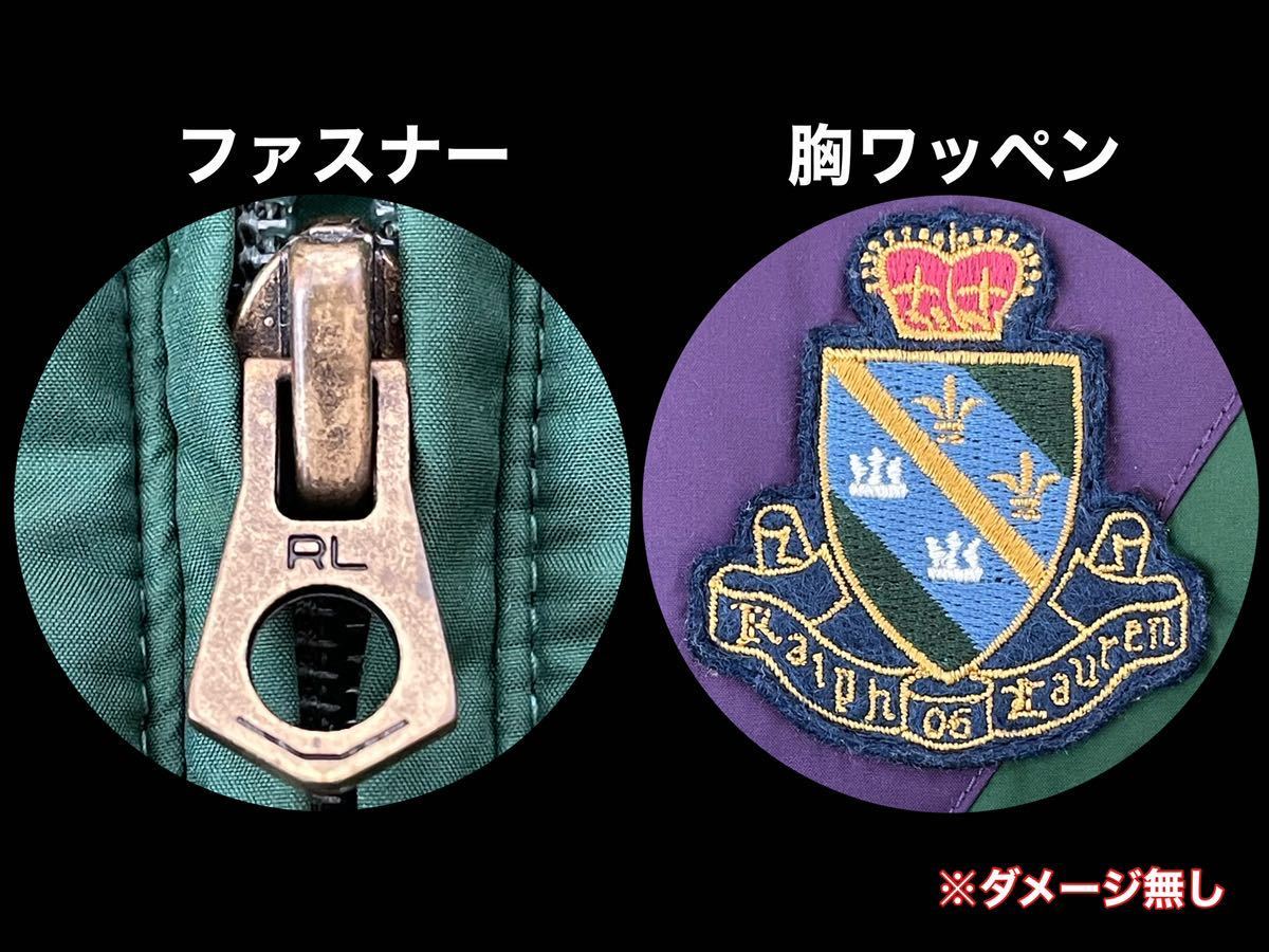 超美品 Ralph Lauren (ラルフローレン)ダウン ジャケット XL(160cm)ガールズ ベスト 使用3回 グリーン アウトドア スポーツ 防寒 パーカー