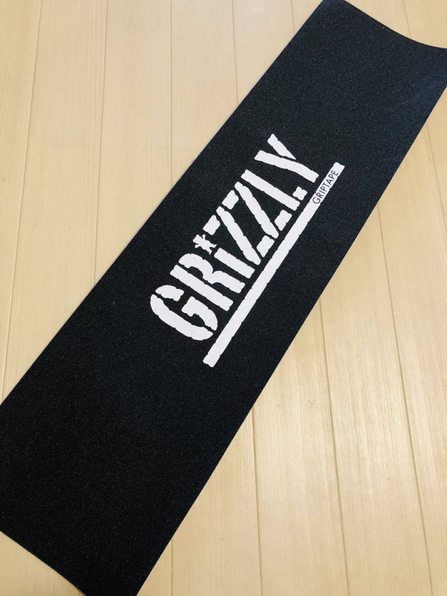 グリズリー GRIZZLY 定番の白色 スケートボード デッキテープ グリップテープ スケボー ストリート Skateboardの画像1