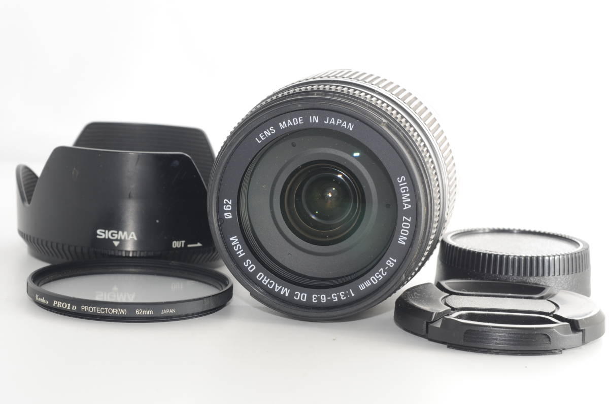 ☆良品☆SIGMA シグマ 18-250mm F3.5-6.3 DC MACRO OS HSM NIKON☆完動