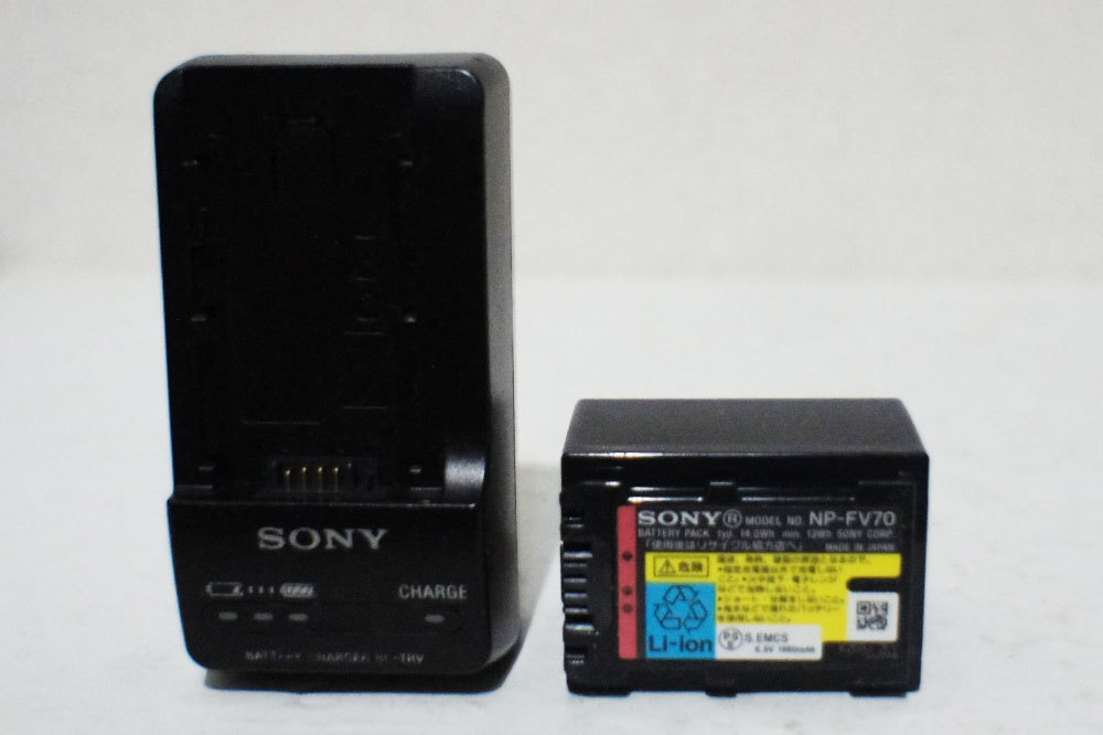 ヤフオク! - 【送料無料】Sony 純正「NP-FV70 + BC-TR...