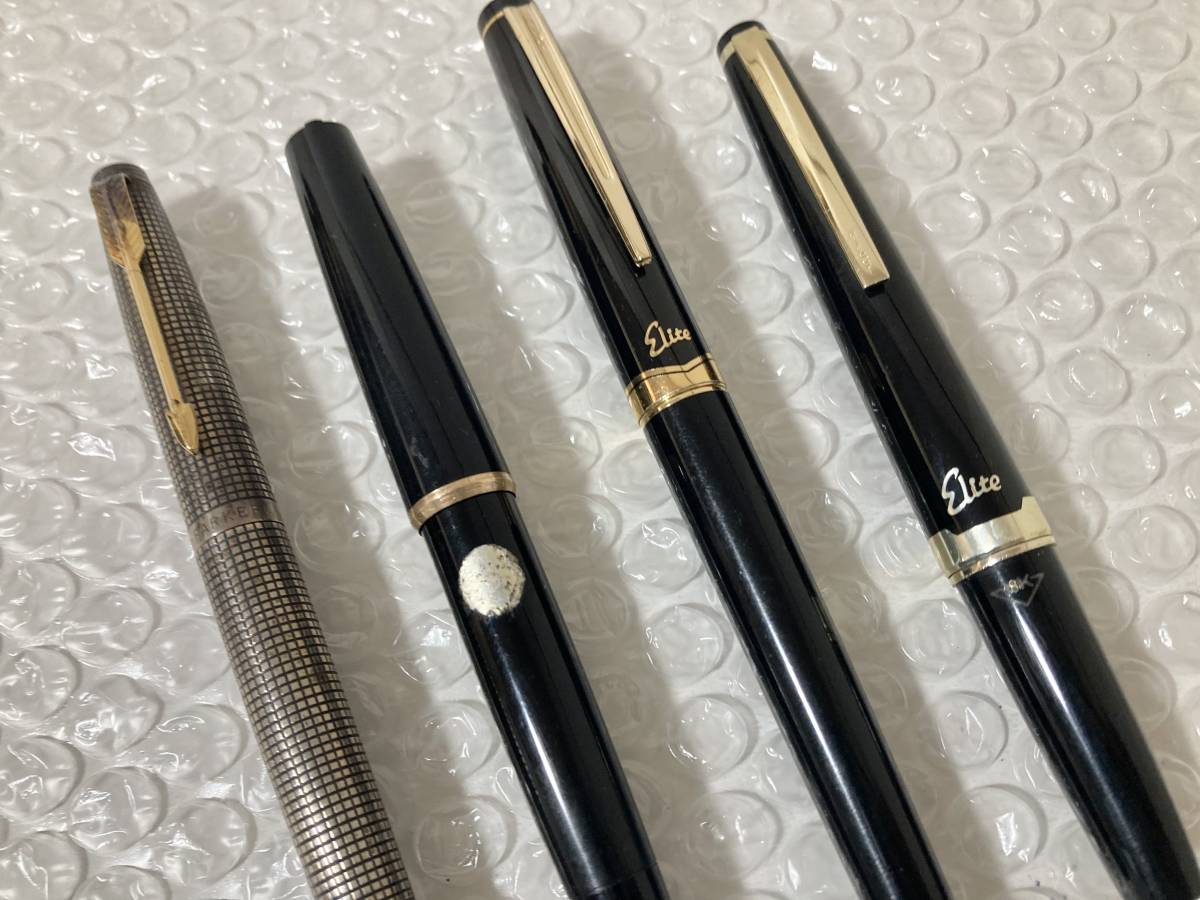 Parker、pilot、Mont Blanc】万年筆 4本セット 14K 18K パーカー