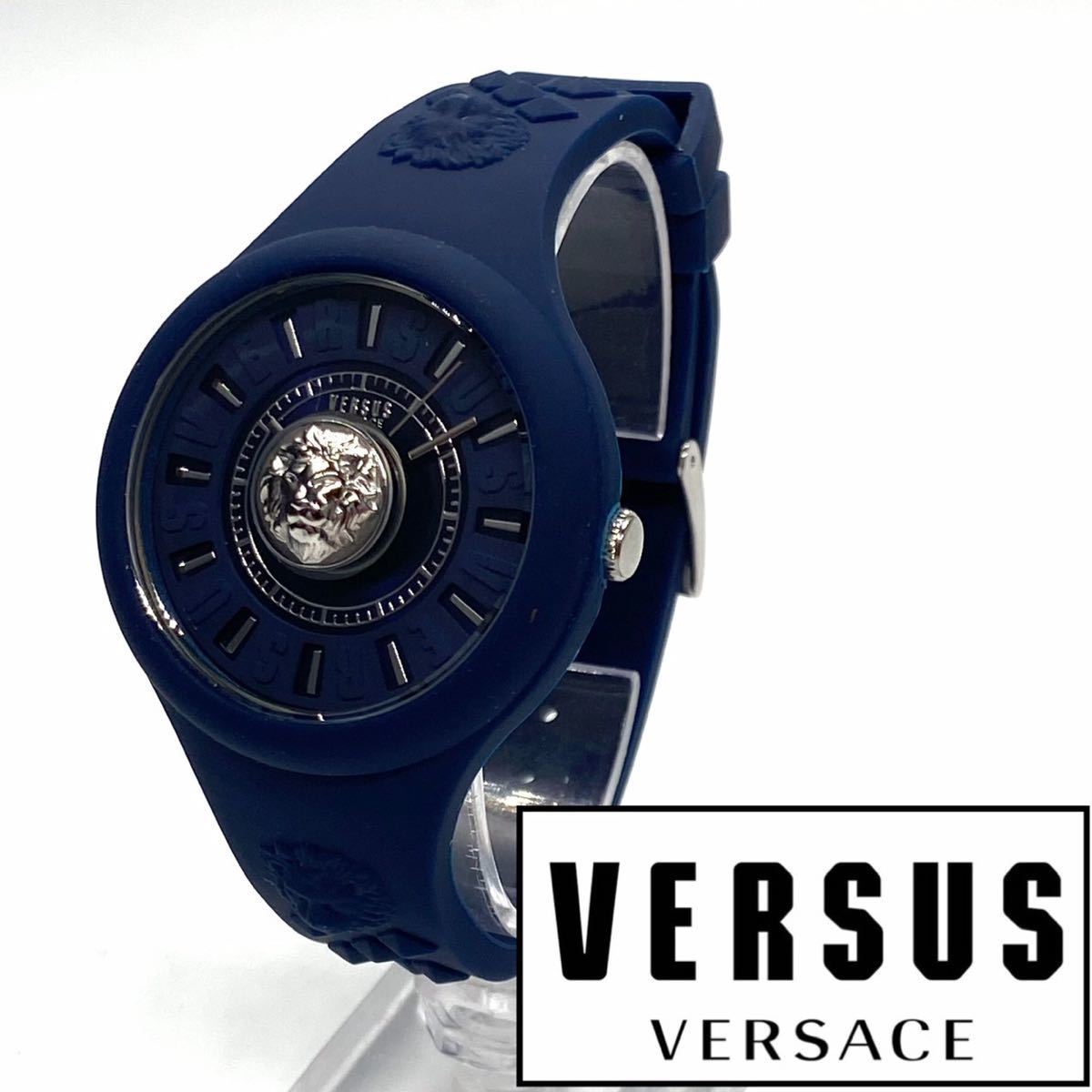 ★海外限定品! シンプルな美しさ! ヴェルサス ヴェルサーチ Versus Versace レディース 腕時計 クォーツ ラバー 高級ブランド 新品_画像1