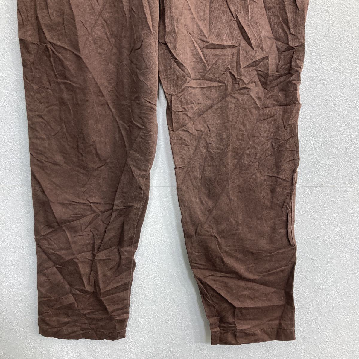 Lee chinos W31 Lee lady's tuck pants Brown old clothes . America buying up 2302-13