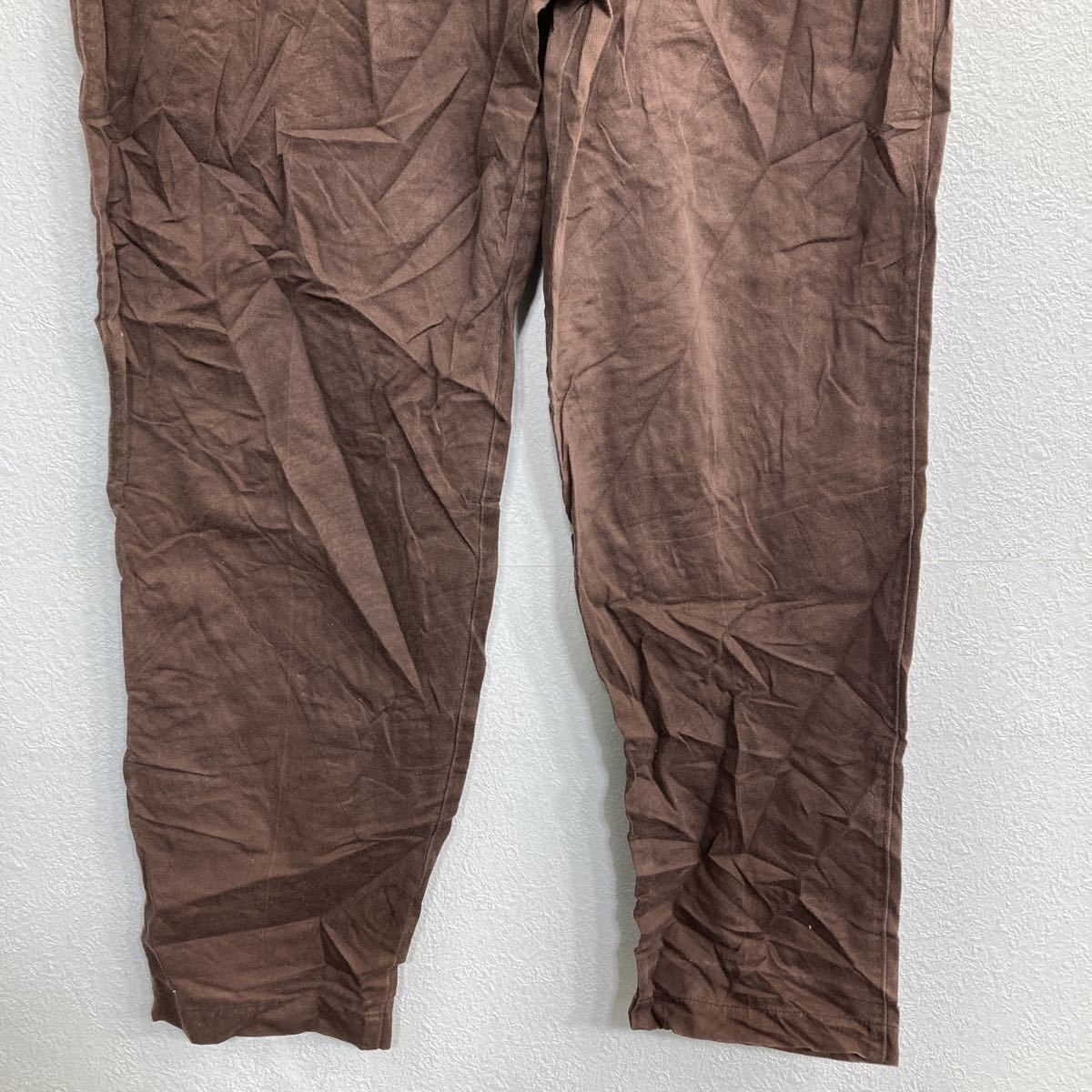 Lee chinos W31 Lee lady's tuck pants Brown old clothes . America buying up 2302-13