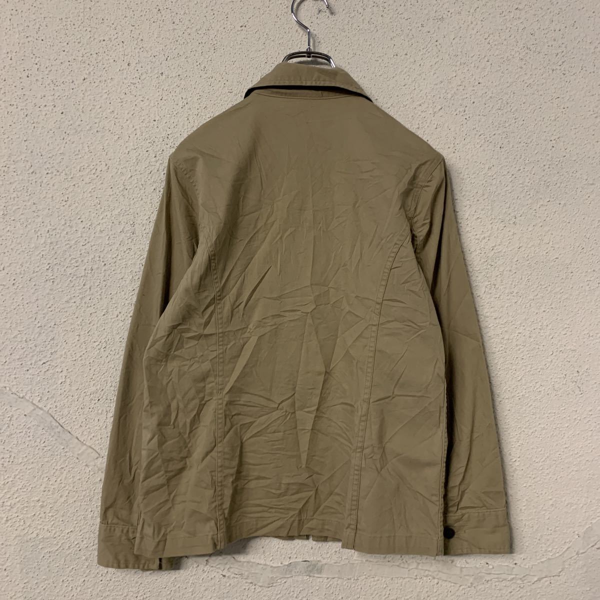 Dickies ジップアップ ワーク ジャケット XS ベージュ ストレッチ ディッキーズ ストリート 古着卸 アメリカ仕入れ a411-5339_画像4