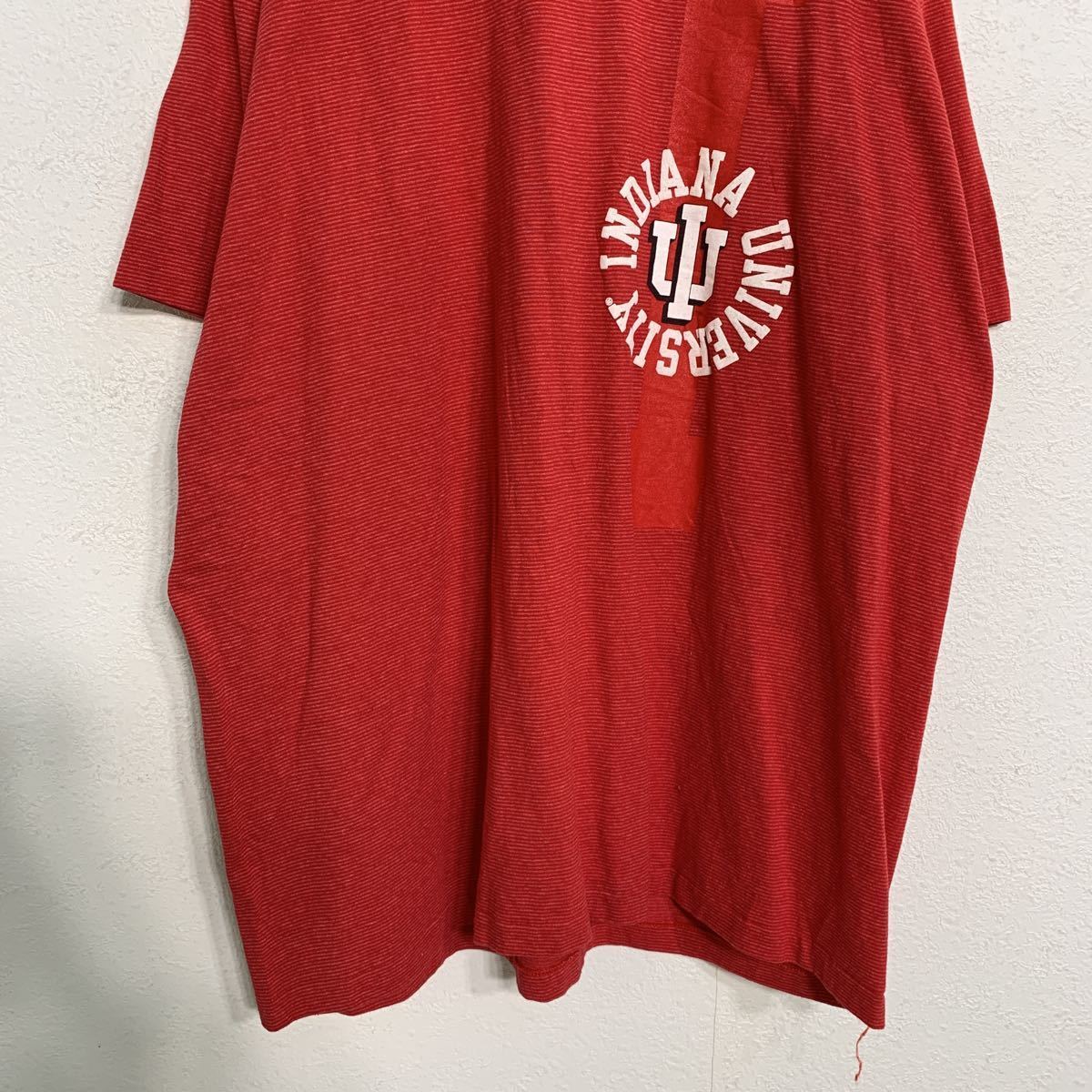 半袖 プリント Tシャツ XL レッド ロゴ ビッグサイズ 古着卸 アメリカ仕入れ a406-5542_画像3