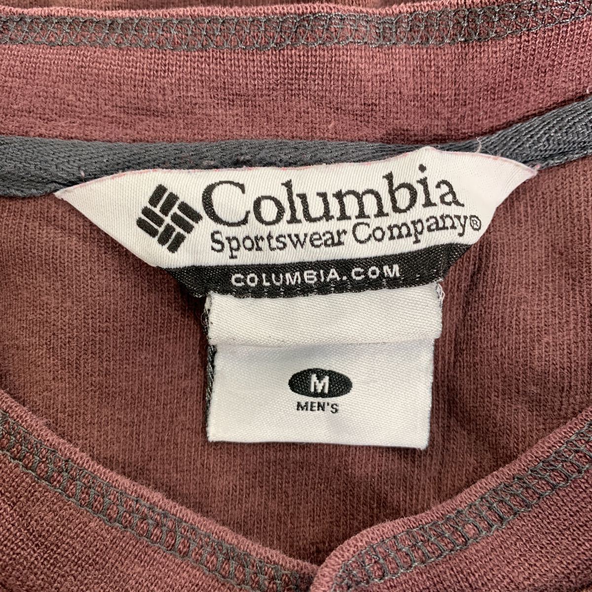 Columbia 長袖Tシャツ M ブラウン コロンビア アウトドア ロンT 古着卸 アメリカ仕入れ a406-5256_画像9