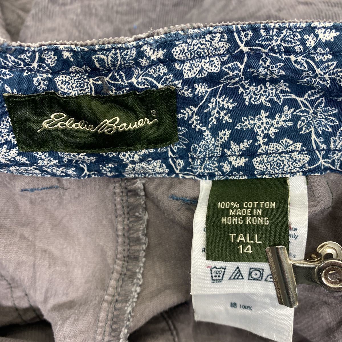 EDDIE BAUER コーデュロイパンツ W36位 サイズ表記14 エディーバウアー ビッグサイズ グレー 古着卸 アメリカ仕入 2302-937_画像7