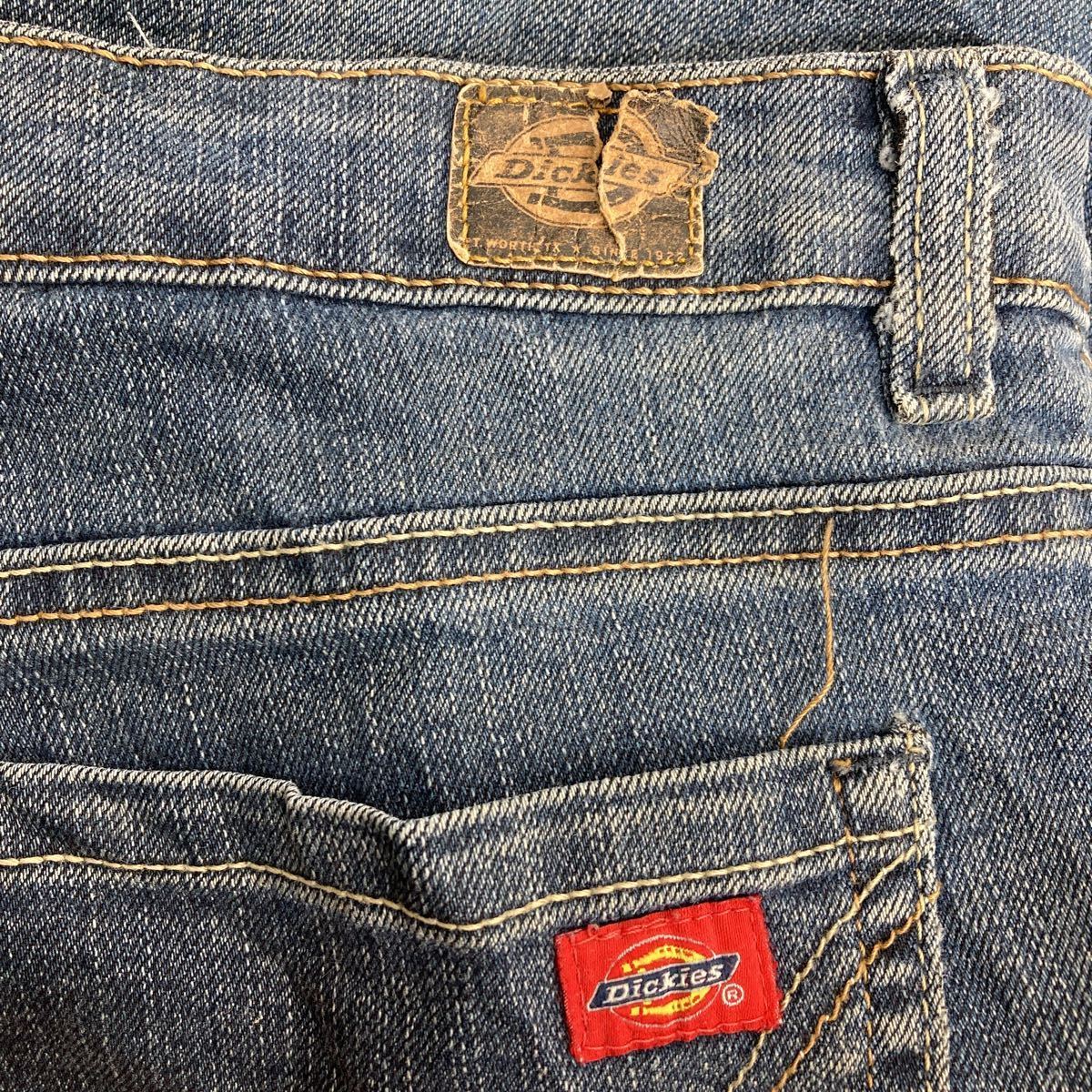 Dickies デニムパンツ W41 ディッキーズ レディース ビッグサイズ インディゴ 古着卸 アメリカ仕入 2302-965_画像8