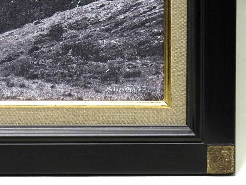 GINZA絵画館 大城真人 油絵6号 エスウェイト湖畔 イギリス・リアリズム 