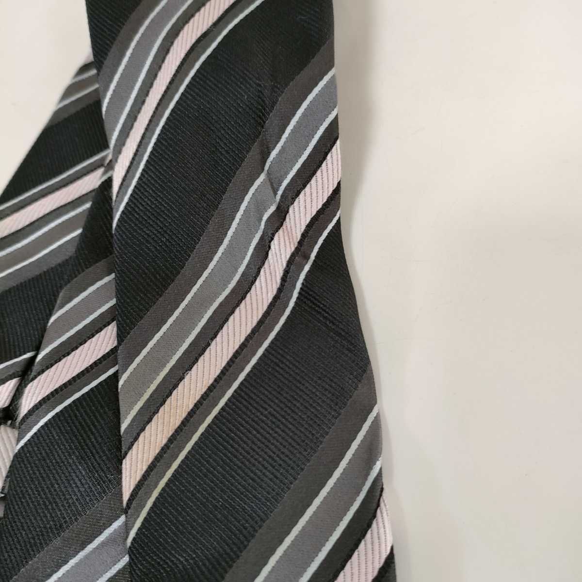 HUGO BOSS ( Hugo Boss ) black stripe necktie 