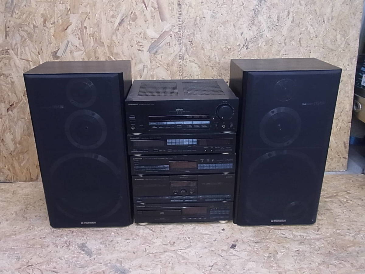 何でも揃う PIONEER☆CD/カセット □T/864☆パイオニア システムコンポ