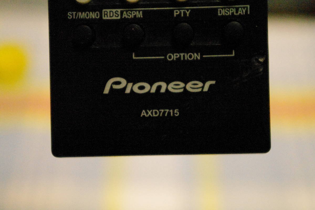 Pioneer パイオニア AXD7715 CDコンポ X-SMC22 用 リモコン ■y3-6 2.3_画像2