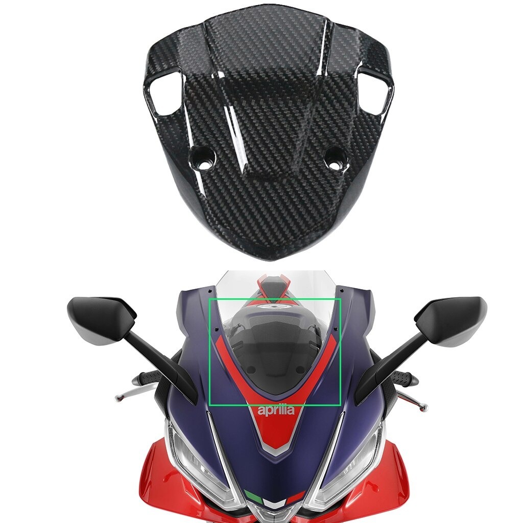 送料無料 Aprilia アプリリア RSV4 2021-2022 カーボンファイバー ヘッドストック インナープレート フェアリング キット パネル カバー_画像1