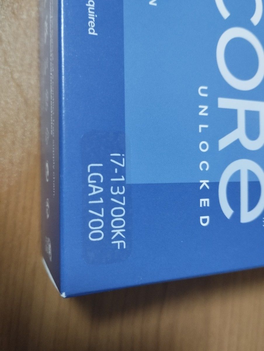 【新品未開封】intel core i7 13700kf cpu
