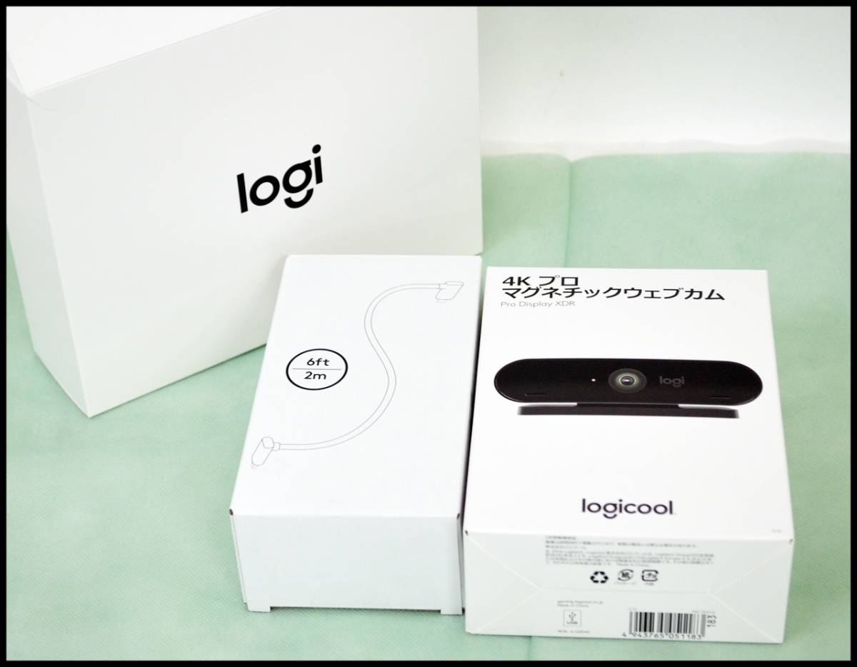 未使用 ロジクール ウェブカメラ 4K プロ マグネチックウェブカム Logicool 4K Pro Magnetic Webcam for Pro Display XDR
