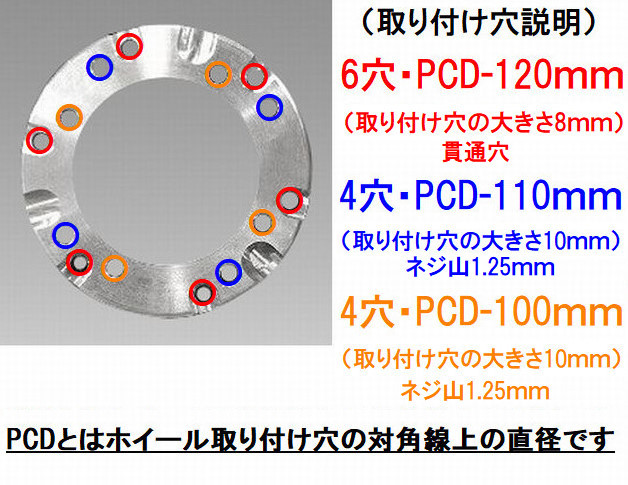 ジャイロキャノピー ジャイロX ジャイロUP ホイールスペーサー70ｍｍテパーボルト付き!の画像7