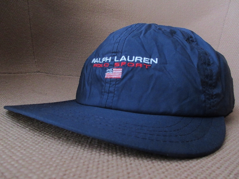 スペシャルオファ 90's USA製 RALPH LAUREN POLO SPORT 星条旗 ロゴ