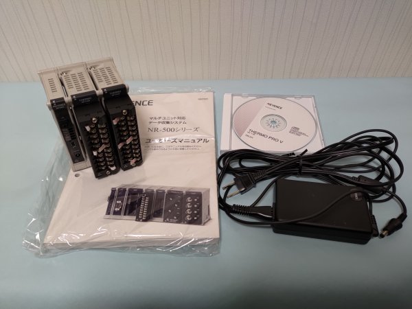 キーエンス PLC マルチ入力データロガー NR-500 温度・電圧計測