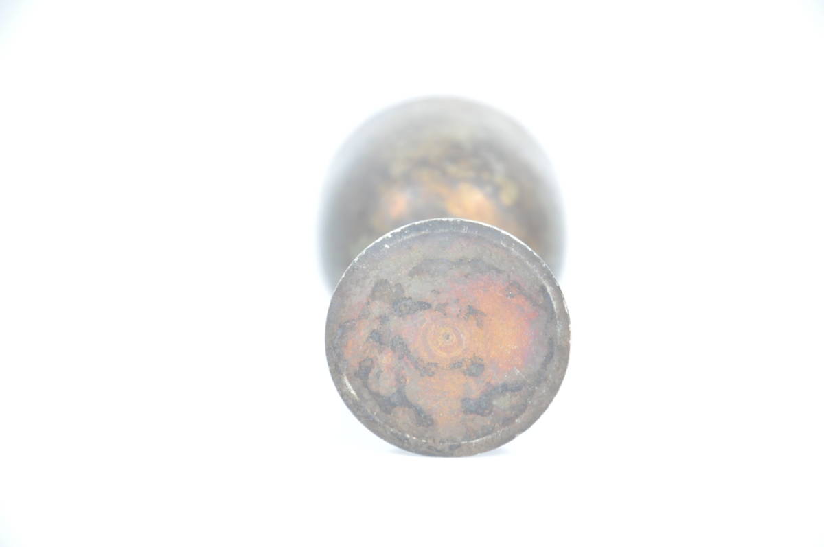 昭和期 ビンテージ 銀盃 銀杯 二杯 直径4.5cm 高さ8.5cm 経年の物にしか出ない味わいの銀杯です。 HTF502_画像10