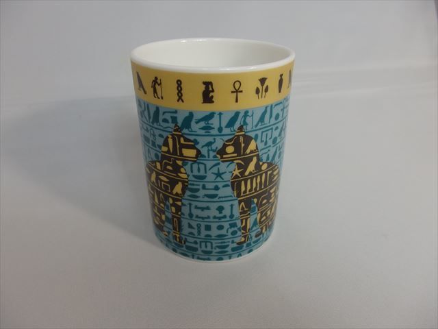 ★新品未使用★大英博物館（British Museum)マグカップ(ゲイヤーアンダーソンの猫)（古代エジプト）（ロンドン）LO55_「ゲイヤーアンダーソンの猫」の柄