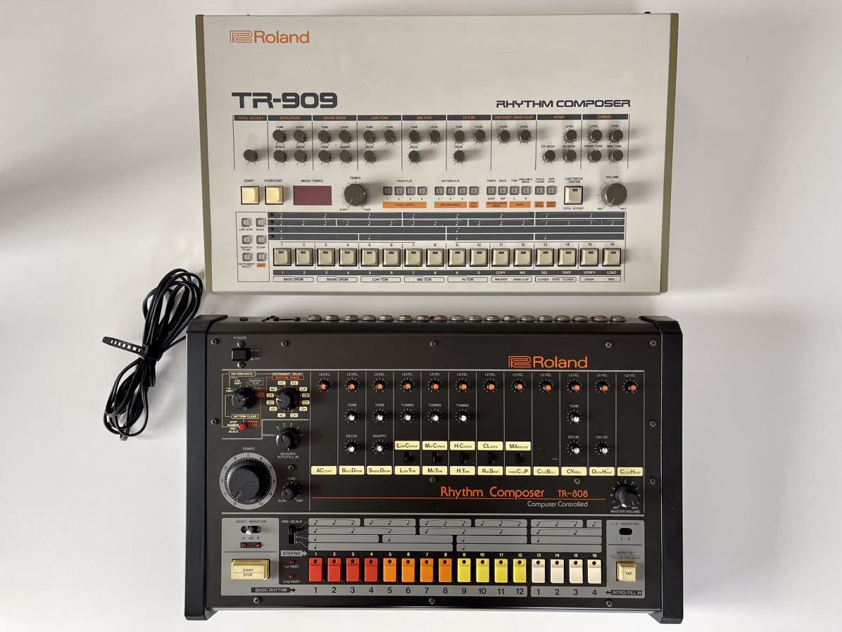 【超レアセット】Roland TR-808 & TR-909 (本物・当時物)