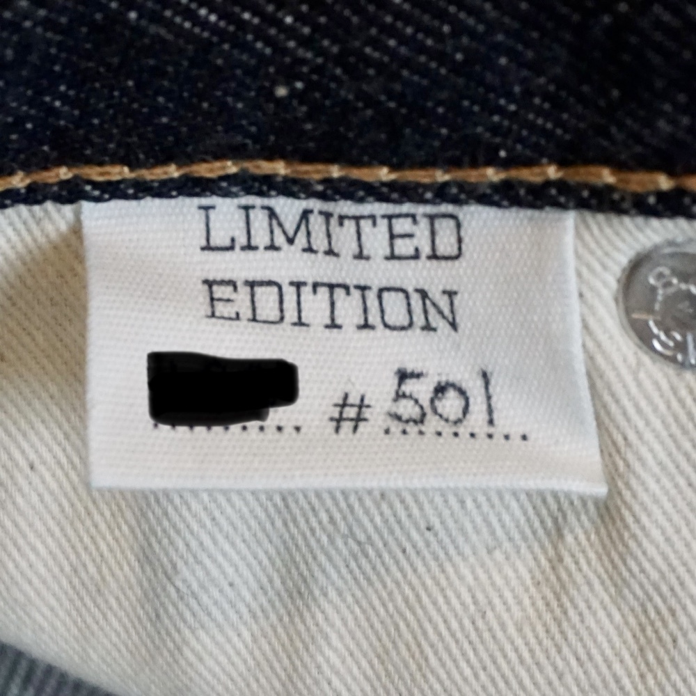LEVI'S リーバイス 501XX 1963 世界限定501本 コーンミルズ製 LEVI'S リーバイス 501XX 1963 世界限定501本 コーンミルズ製