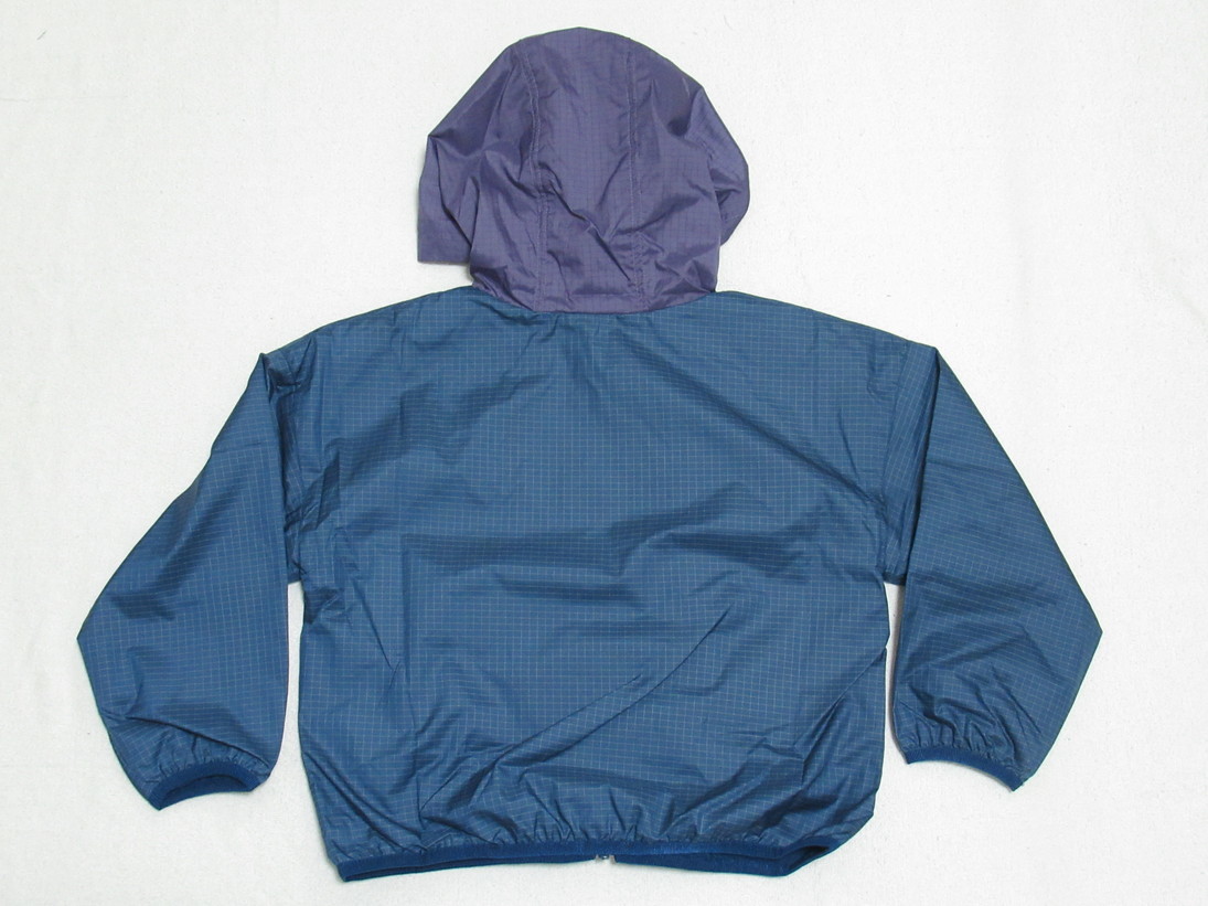 NIKE ACG キッズ ウーブン ジャケット パンツ 上下セット 紺 紫 130 ナイキ ナイロン ウィンドブレーカー 中綿 DQ8744-460 DQ9322-460_画像3
