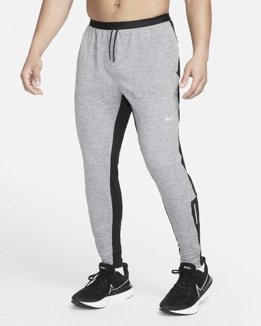 送料無料◆2024新品 NIKE 灰 黒 セットアップ パンツ シャツ 長袖 ディビジョン ラン ナイキ
