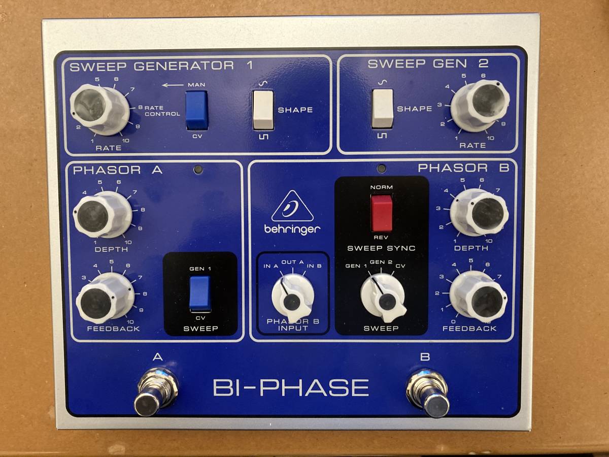 Behringer ベリンガー Bi-Phase フェイザー （Mu-Tron Bi-Phaseクローン）