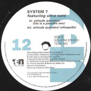 System 7 Featuring Ultra Nat Altitude　The Orb,Derrick May、The Moody Boys参加　　Steve Hillage 2LP_画像4